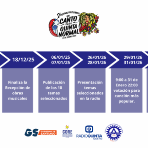 Radio Quinta abre convocatoria para la canción ganadora del 2º Festival Folclórico “Un Canto para Quinta Normal” 2026